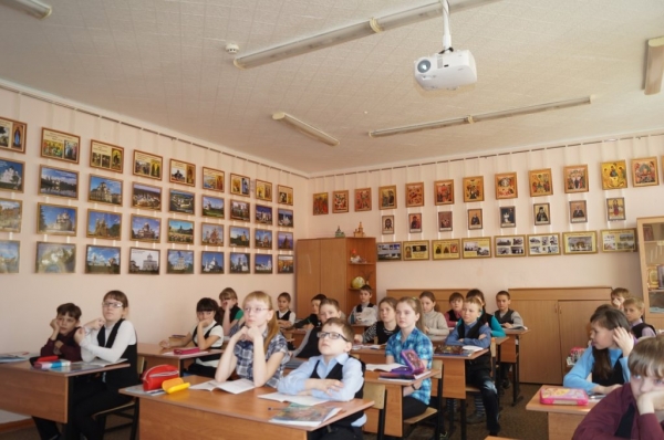 В Коряжемской школе состоялось открытие кабинета «Основ православной культуры»