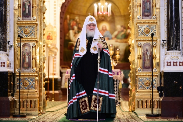 Патриаршая проповедь в Великий Четверток после Литургии в Храме Христа Спасителя