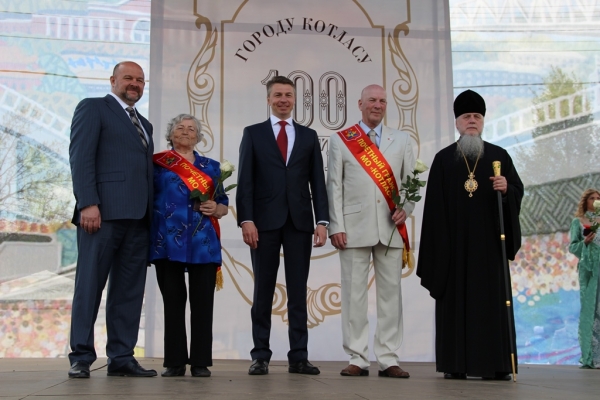 Епископ Василий принял участие в торжественных мероприятиях посвященных 100-летию Котласа