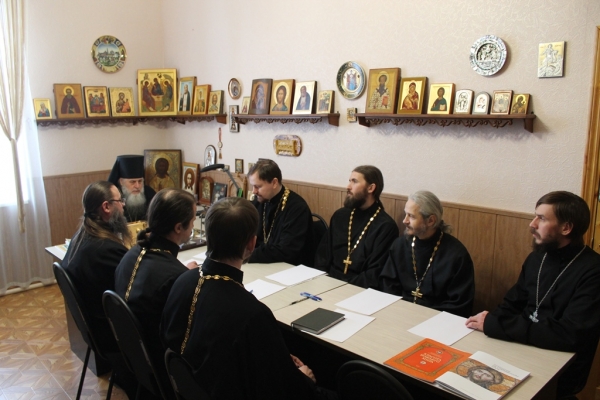 В Котласской епархии прошло первое в 2016 году собрание руководителей отделов