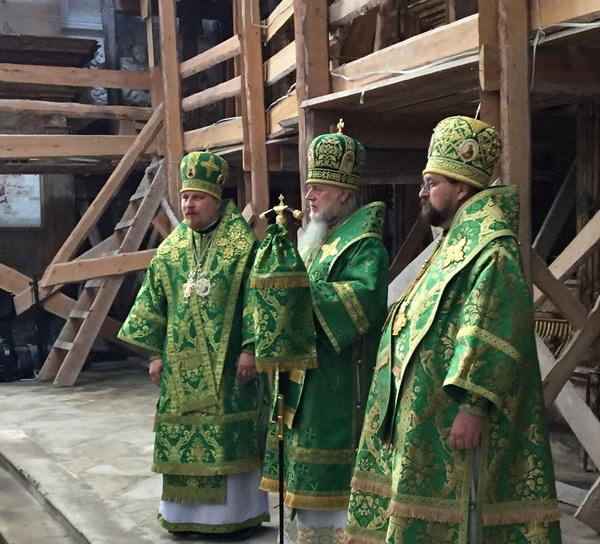 В день памяти праведного Прокопия Устюжского епископ Василий совершил Божественную литургию в Великом Устюге