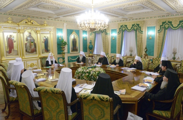 В Москве завершилось последнее в 2013 году заседание Священного Синода Русской Православной Церкви