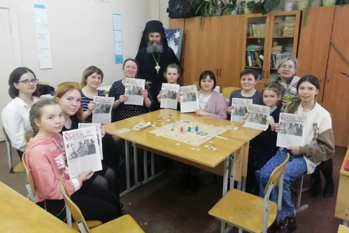 Насельник Антониево-Сийской обители провел игру «Монастыри» для школьников Шенкурска