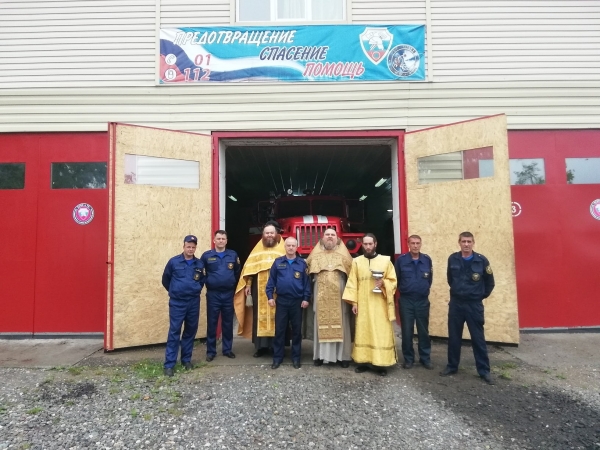Состоялось освящение здания пожарной части в г. Няндома