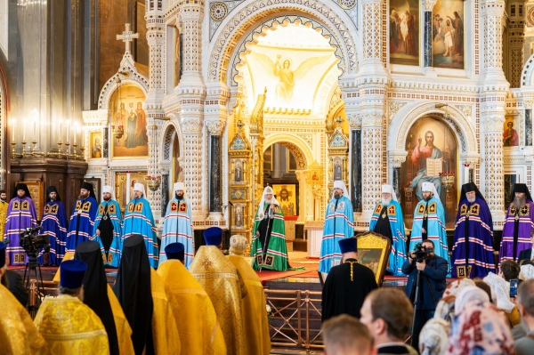 Патриаршее слово в день памяти святителей Московских после Литургии в Храме Христа Спасителя