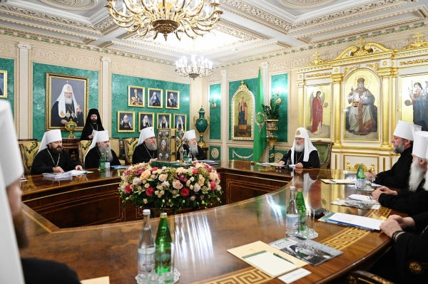 Очередное заседание Священного Синода прошло в Даниловом монастыре в Москве