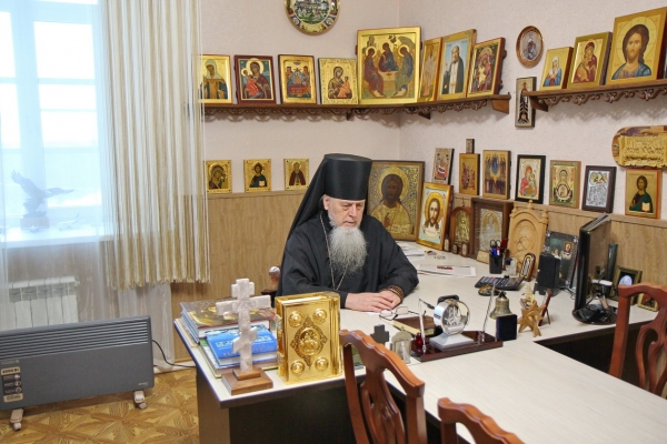 Епископ Василий принял участие в первом в 2023 году заседании Архиерейского совета Архангельской митрополии