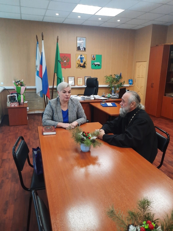 Благочинный Вельского округа встретился с Главой Шенкурского муниципального округа