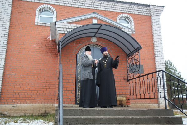 Епископ Василий посетил с. Никольск Вилегодского района