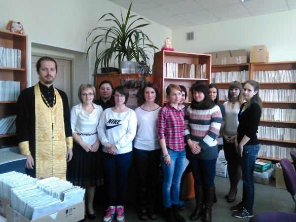 В Котласе освящено помещение службы социальной защиты населения