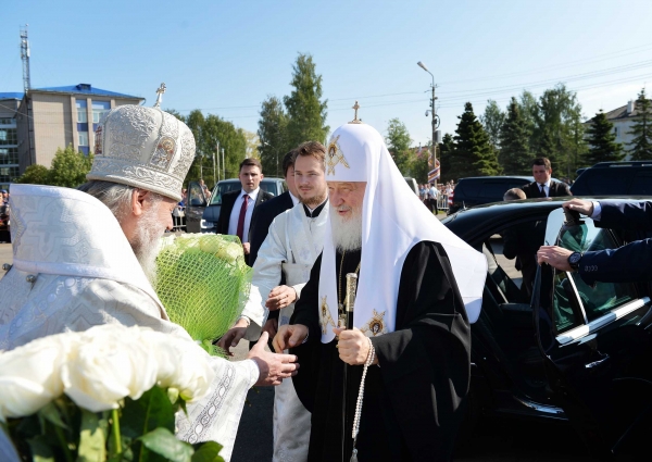 Святейший Патриарх Кирилл отмечает день тезоименитства