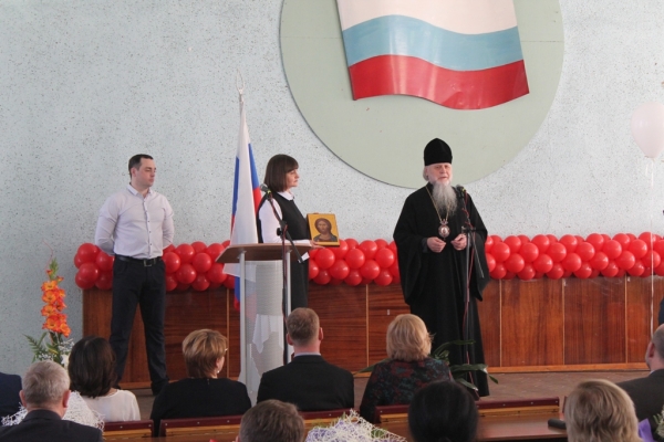 Епископ Василий поздравил Татьяну Сергееву со вступлением в должность Главы МО «Котласский муниципальный район»