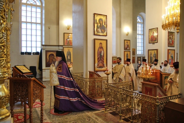 Епископ Василий в день памяти мц. Татианы совершил Божественную литургию 