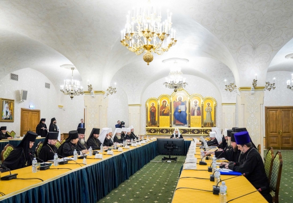 Святейший Патриарх Кирилл возглавил совместное заседание Священного Синода и Высшего Церковного Совета