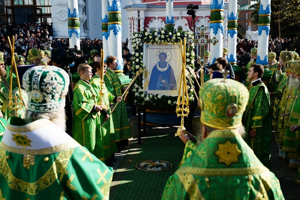 Епископ Василий принял участие в торжествах, посвященных дню памяти преставления прп. Сергия Радонежского