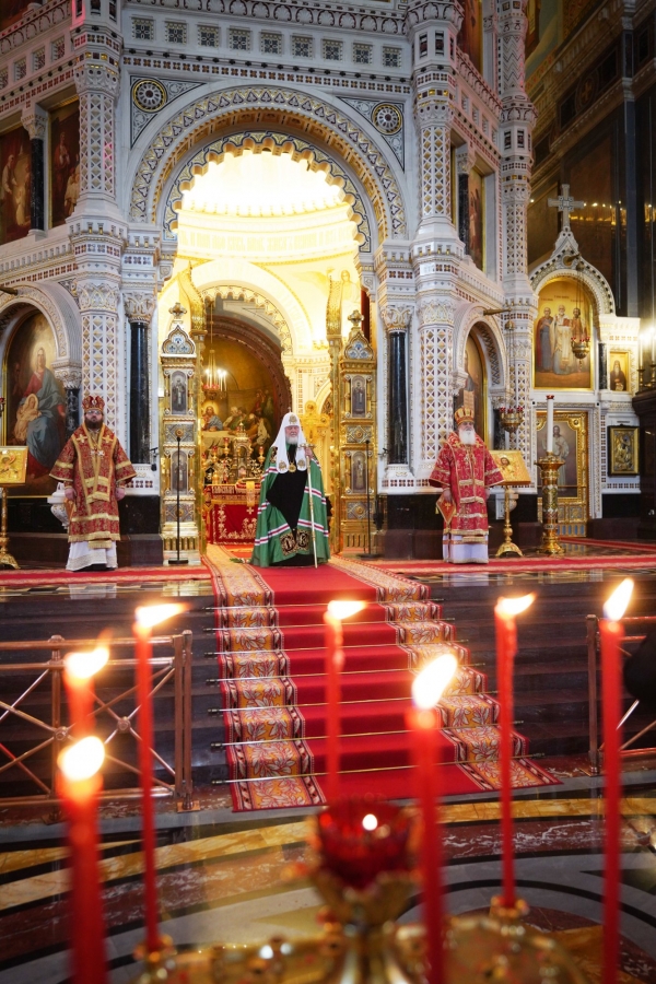 Слово Святейшего Патриарха Кирилла в день памяти святителя Николая Чудотворца после Литургии в Храме Христа Спасителя
