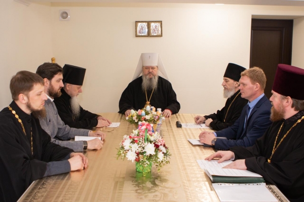 В Павлицево состоялось очередное заседание Архиерейского Совета Архангельской митрополии 