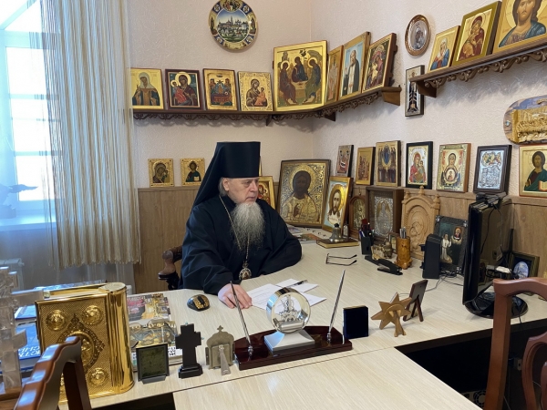 Епископ Василий принял участие в первом в 2021 году заседании Архиерейского совета