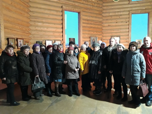 Ветераны ИК 14 г. Вельска посетили храм св. Иоанна Предтечи в д. Заручевская