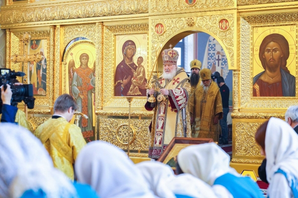 Слово Святейшего Патриарха Кирилла в день памяти святителя Тихона и отцов Поместного Собора 1917-1918 годов после Литургии в домовом храме ПСТГУ