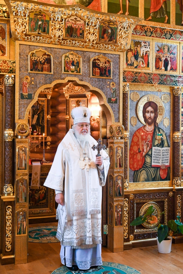 Патриаршая проповедь после Литургии в Александро-Невском скиту